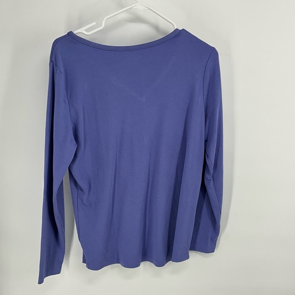 L.L. Bean Women's Purple Long Sleeve Tee M - Picture 2 of 5